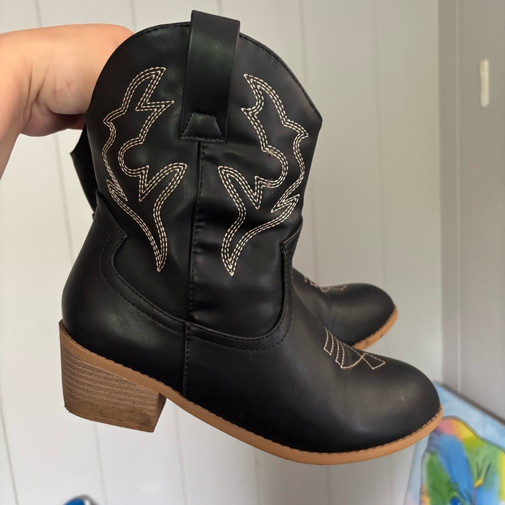 Black Western Cowboy Boots